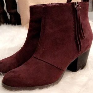 Suede Heeled Booties